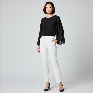 Elegant Black Women's Top